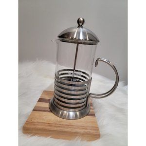 La Cafetiere Chrome 8 Cup French Press, Non-Electric, Coffee Maker